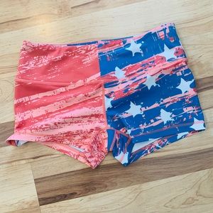Feed Me Fight Me USA Booty Shorts